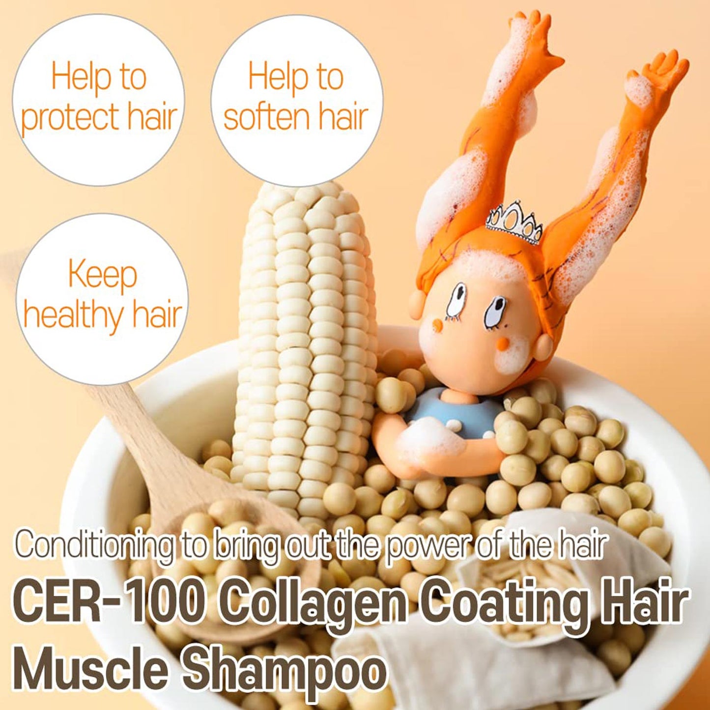Elizavecca CER-100 Collagen Coating Hair A+ Muscle Shampoo