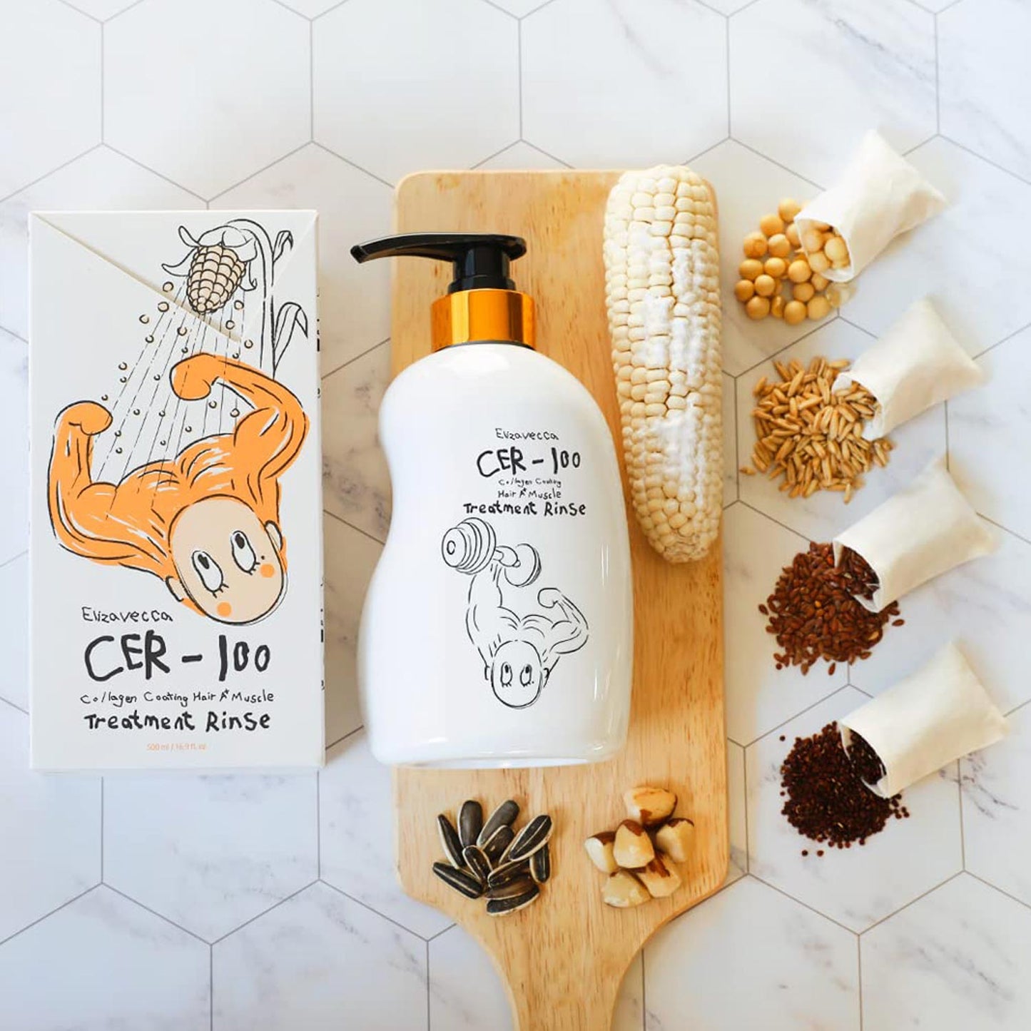 Elizavecca CER-100 Collagen Coating Hair Treatment Rinse