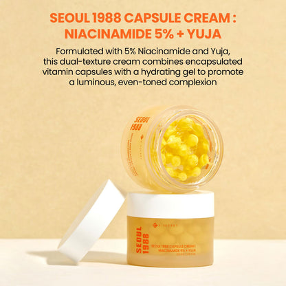 SEOUL 1988 Capsule Cream : Niacinamide 5% + Yuja