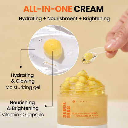 SEOUL 1988 Capsule Cream : Niacinamide 5% + Yuja