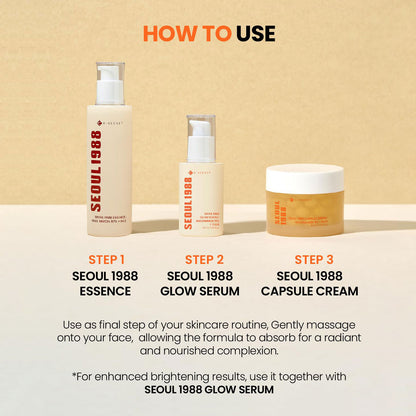 SEOUL 1988 Capsule Cream : Niacinamide 5% + Yuja