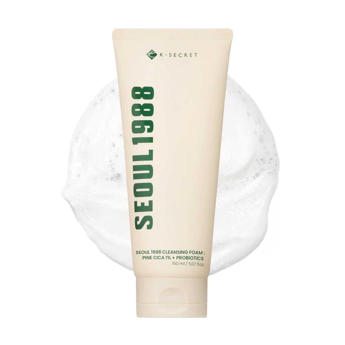 SEOUL 1988 Cleansing Foam : Pine Cica 1% + Probiotics