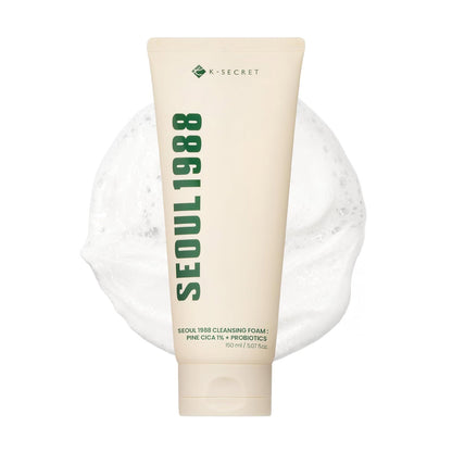 SEOUL 1988 Cleansing Foam : Pine Cica 1% + Probiotics