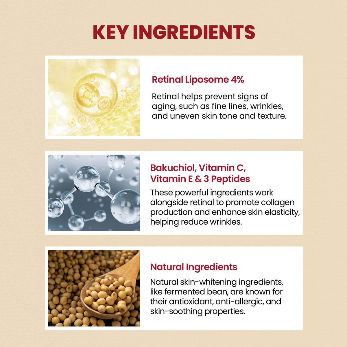 SEOUL 1988 Eye Cream : Retinal Liposome 4% + Fermented Bean