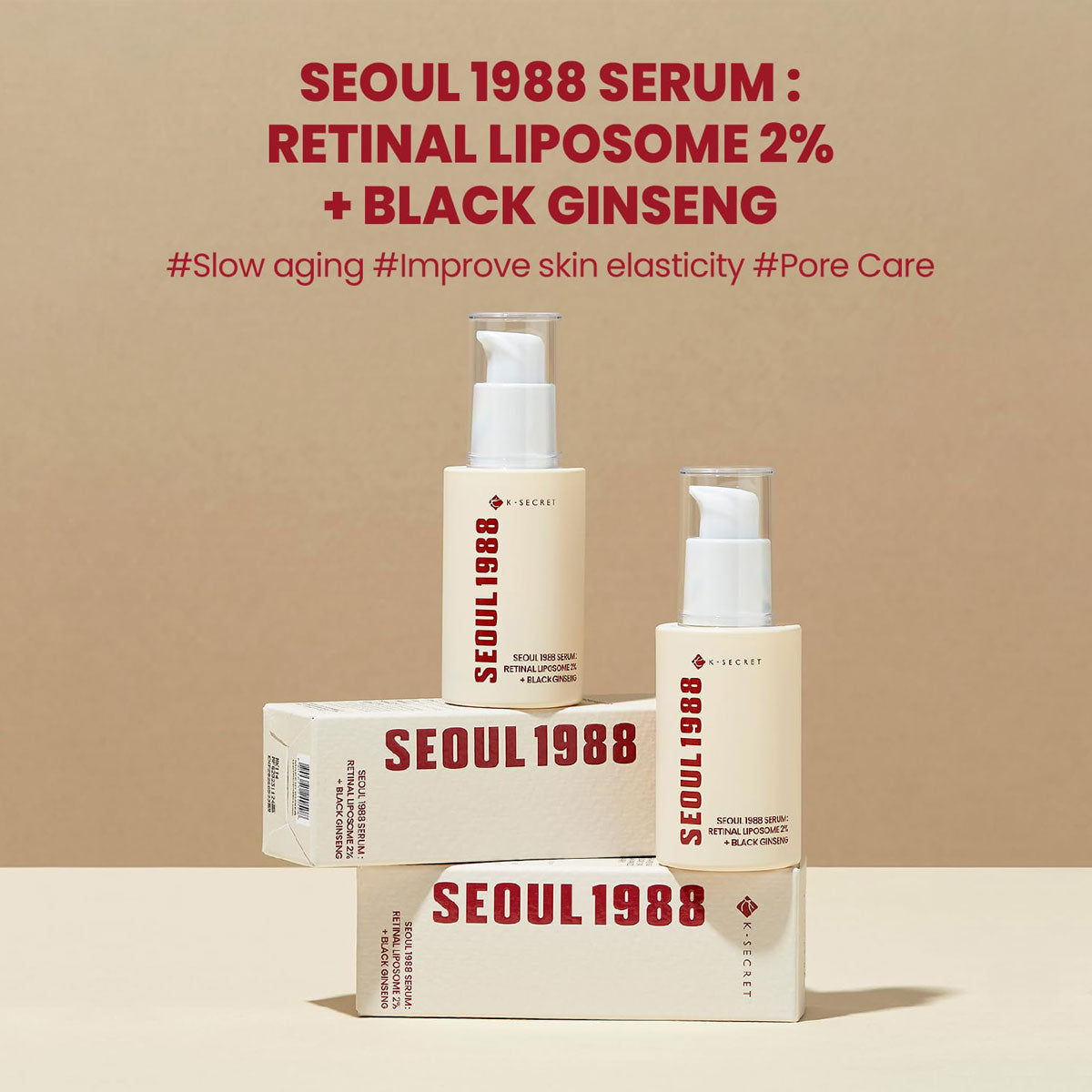 SEOUL 1988 Serum : Retinal Liposome 2% + Black Ginseng