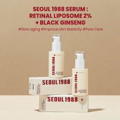 SEOUL 1988 Serum : Retinal Liposome 2% + Black Ginseng
