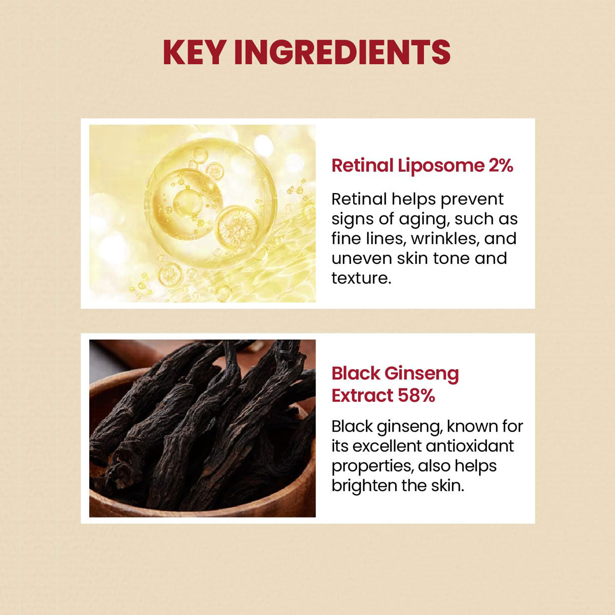 SEOUL 1988 Serum : Retinal Liposome 2% + Black Ginseng